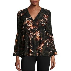 Fairycore whimsigoth y2k long sleeved babydoll witchy vibes top size XL